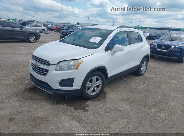 3GNCJLSB9GL202561 2016 CHEVROLET TRAX White Передня ліва чверть
