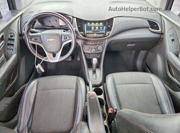 3GNCJLSBXJL228285 2018 CHEVROLET TRAX Gray 