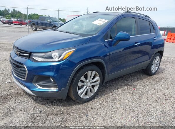 3GNCJMSBXLL134710 2020 CHEVROLET TRAX Blue Przód lewy