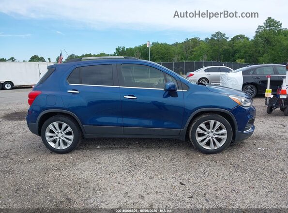 3GNCJMSBXLL134710 2020 CHEVROLET TRAX Blue Widok wnętrza z tyłu