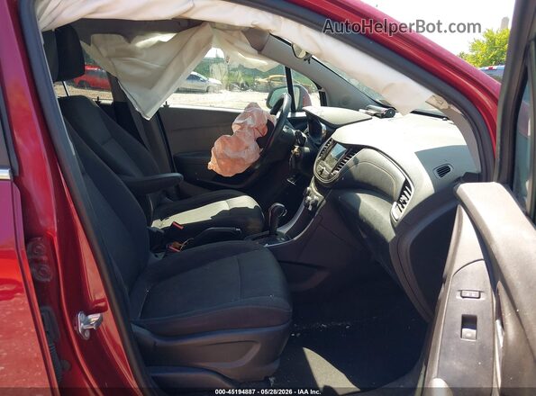3GNCJPSB3JL197601 2018 CHEVROLET TRAX Красный Вид салона спереди