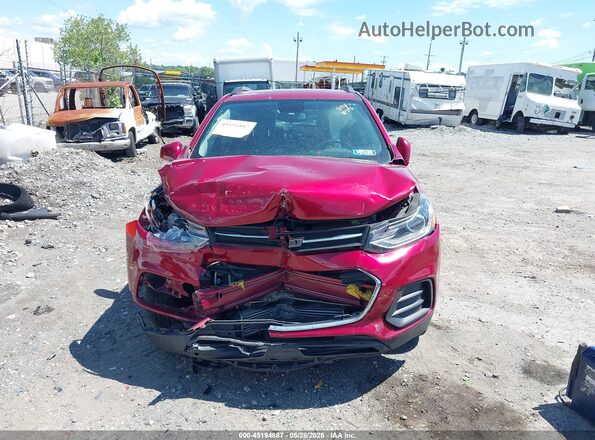 3GNCJPSB3JL197601 2018 CHEVROLET TRAX Красный Вид щитка приборов
