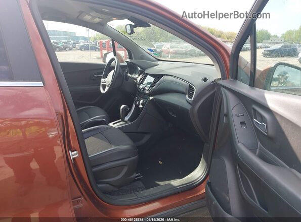 3GNCJPSB8KL293175 2019 CHEVROLET TRAX Orange Widok wnętrza z przodu