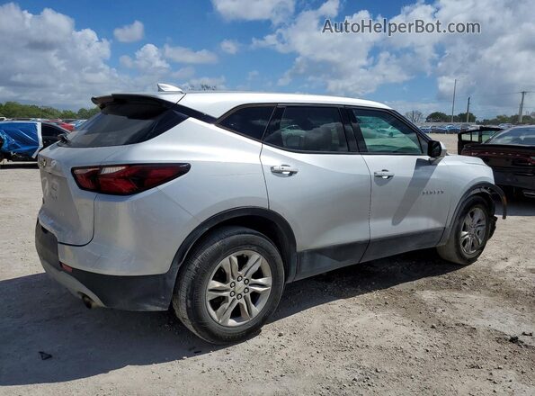 3GNKBBRA3MS561079 2021 CHEVROLET BLAZER Silver Задня права чверть