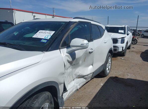 3GNKBBRA4LS674506 2020 CHEVROLET BLAZER White Widok z przodu
