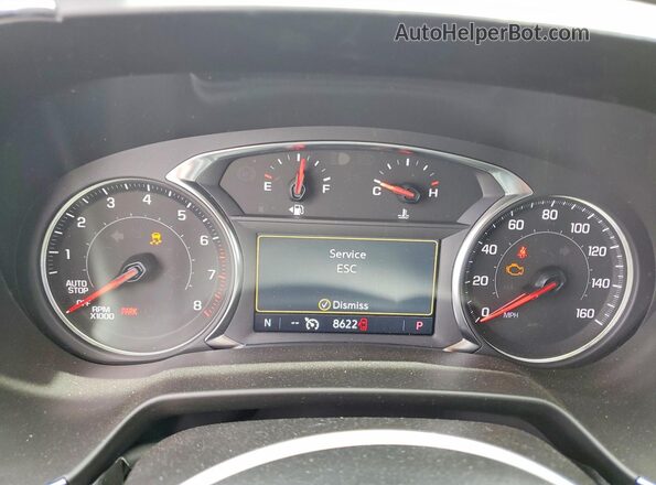 3GNKBCR40TS143335 2026 CHEVROLET BLAZER Gray Вид щитка приладів