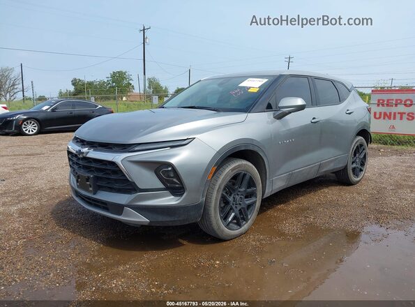 3GNKBCR42PS148283 2023 CHEVROLET BLAZER Gray Vista tres cuartos delantera izquierda