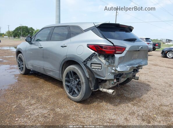 3GNKBCR42PS148283 2023 CHEVROLET BLAZER Gray Trasero izquierdo