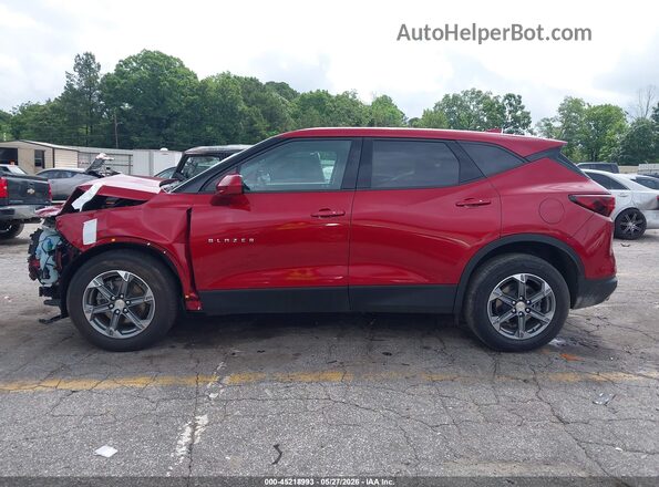 3GNKBCR42RS284853 2024 CHEVROLET BLAZER Red Սալոնի 360 աստիճան տեսք