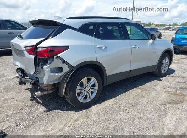 3GNKBCR43NS123518 2022 CHEVROLET BLAZER Silver Trasero derecho