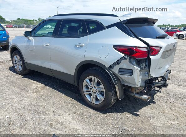 3GNKBCR43NS123518 2022 CHEVROLET BLAZER Silver Trasero izquierdo