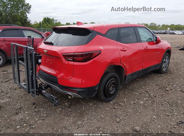 3GNKBCR46PS230176 2023 CHEVROLET BLAZER Red Rear right