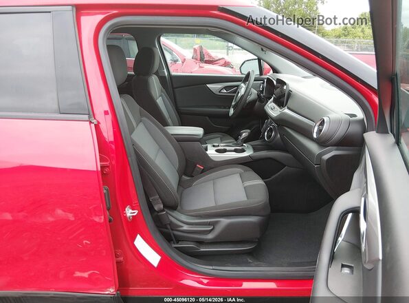 3GNKBCR46PS230176 2023 CHEVROLET BLAZER Red Front interior view