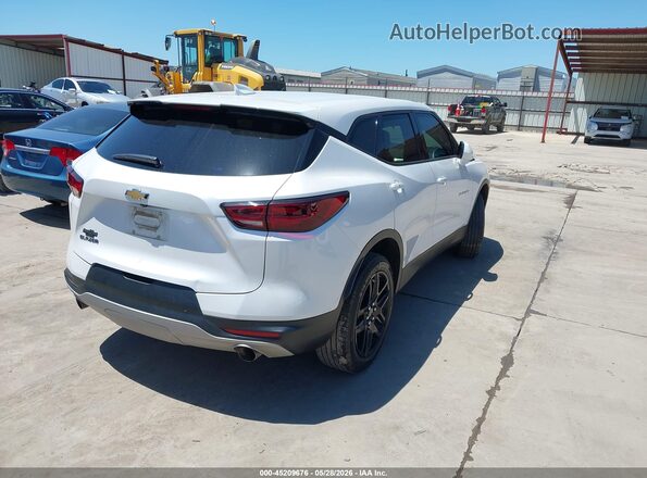 3GNKBCR46SS104599 2025 CHEVROLET BLAZER White Tył prawy