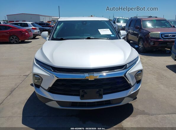 3GNKBCR46SS104599 2025 CHEVROLET BLAZER White Widok zestawu wskaźników