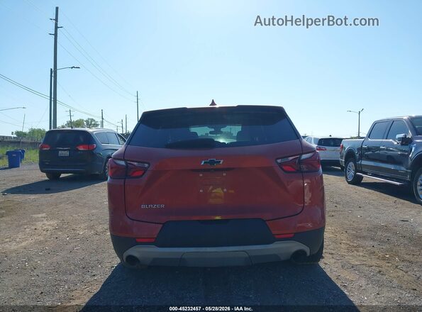 3GNKBCR48MS574555 2021 CHEVROLET BLAZER Orange 