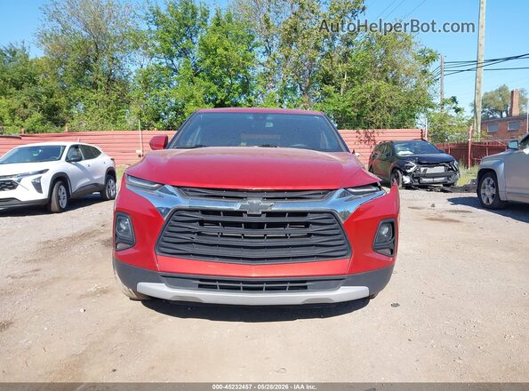3GNKBCR48MS574555 2021 CHEVROLET BLAZER Orange Вид щитка приладів