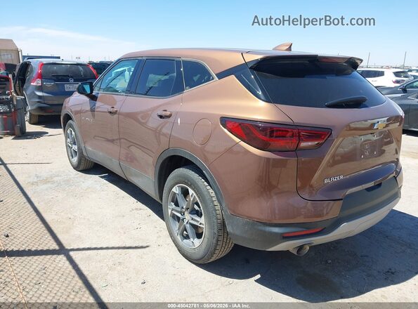3GNKBCR4XPS193536 2023 CHEVROLET BLAZER Brown უკანა მარცხენა