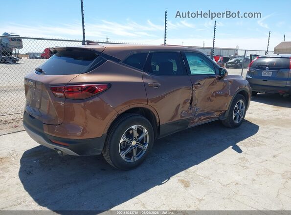 3GNKBCR4XPS193536 2023 CHEVROLET BLAZER Brown უკანა მარჯვენა