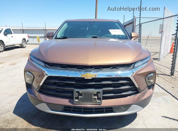 3GNKBCR4XPS193536 2023 CHEVROLET BLAZER Brown უკანა სალონის ხედი