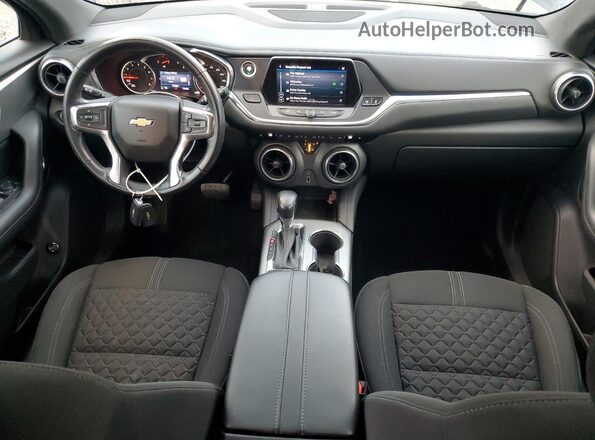 3GNKBCRS3KS630669 2019 CHEVROLET BLAZER Серый Вид панели приборов