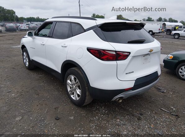 3GNKBCRS4LS694821 2020 CHEVROLET BLAZER White Trasero izquierdo