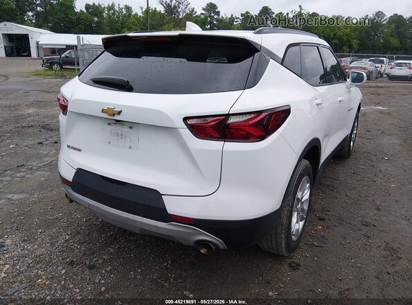 3GNKBCRS4LS694821 2020 CHEVROLET BLAZER White Trasero derecho