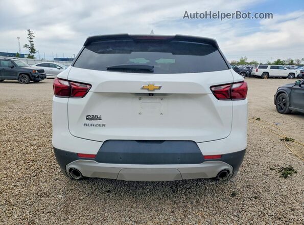 3GNKBCRS4MS548159 2021 CHEVROLET BLAZER White Вид ззаду