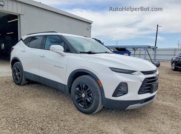 3GNKBCRS4MS548159 2021 CHEVROLET BLAZER White Передня права чверть