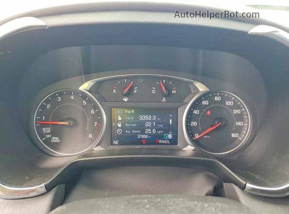 3GNKBCRS4MS548159 2021 CHEVROLET BLAZER White Вид щитка приладів