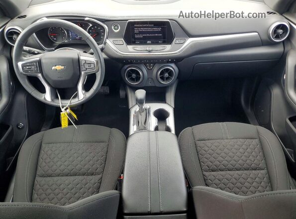 3GNKBCRS4MS548159 2021 CHEVROLET BLAZER White Вид панелі приладів