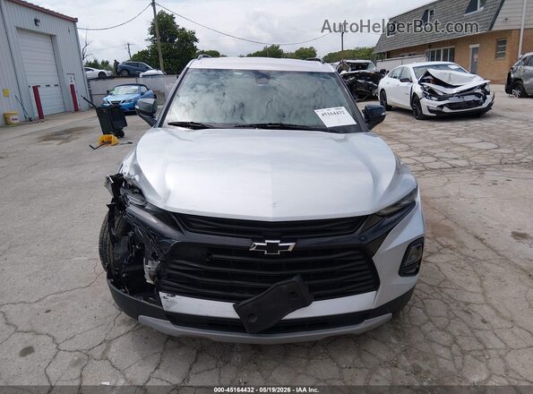 3GNKBCRS7MS550066 2021 CHEVROLET BLAZER Серебряный Вид задней части салона