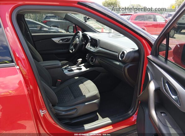3GNKBCRS8MS554613 2021 CHEVROLET BLAZER Red წინა სალონის ხედი