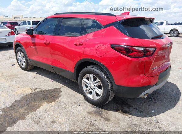 3GNKBCRS8MS554613 2021 CHEVROLET BLAZER Red უკანა მარცხენა