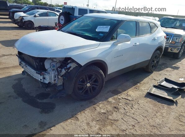 3GNKBCRS9MS508076 2021 CHEVROLET BLAZER Белый Передняя левая четверть
