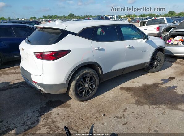 3GNKBCRS9MS508076 2021 CHEVROLET BLAZER Белый Задняя правая четверть