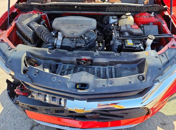 3GNKBCRS9MS557598 2021 CHEVROLET BLAZER Red Вид підкапотного простору