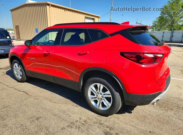 3GNKBCRS9MS557598 2021 CHEVROLET BLAZER Red Задня ліва чверть