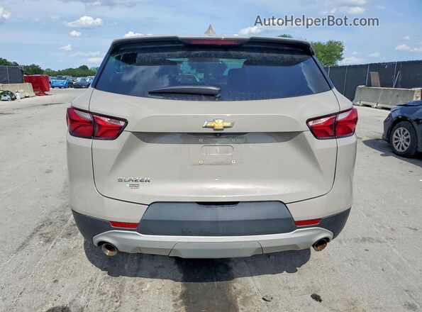 3GNKBCRSXMS504943 2021 CHEVROLET BLAZER Gray Rear view