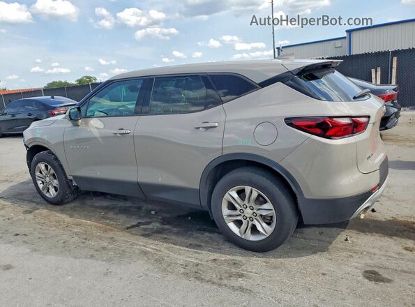 3GNKBCRSXMS504943 2021 CHEVROLET BLAZER Gray Rear left
