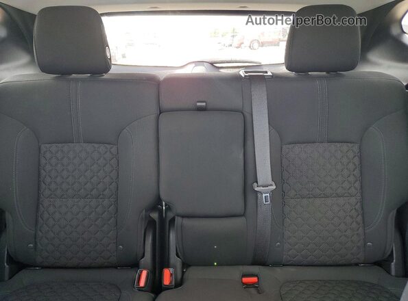 3GNKBCRSXMS504943 2021 CHEVROLET BLAZER Gray Rear seats view