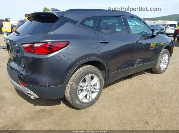 3GNKBDR44NS180915 2022 CHEVROLET BLAZER Gray უკანა მარჯვენა