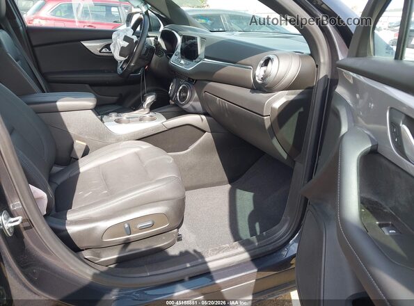 3GNKBDR44NS180915 2022 CHEVROLET BLAZER Gray წინა სალონის ხედი