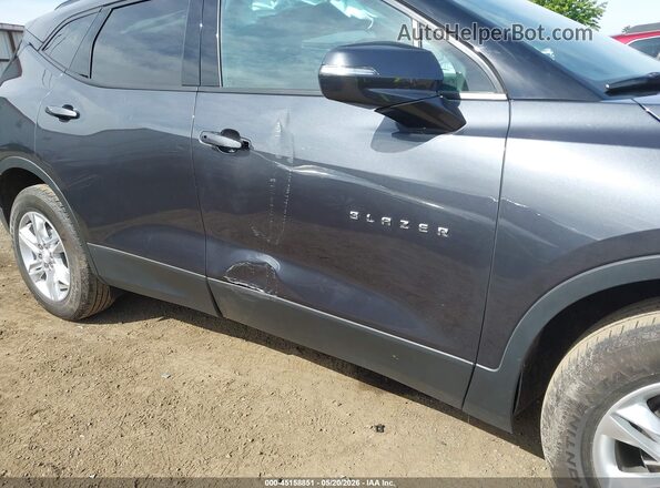 3GNKBDR44NS180915 2022 CHEVROLET BLAZER Gray 