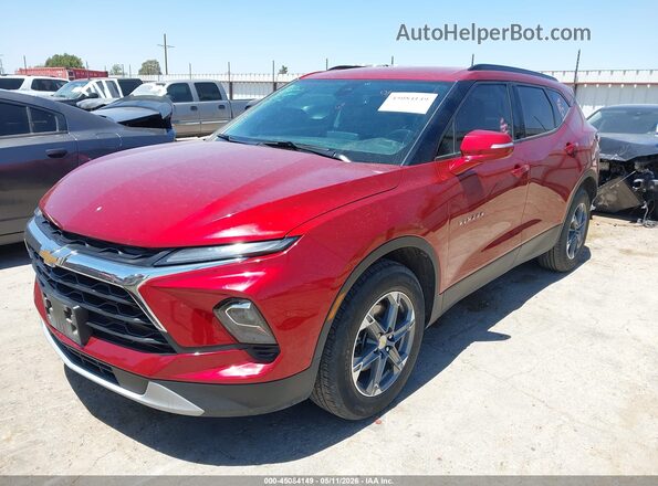 3GNKBDR4XPS175088 2023 CHEVROLET BLAZER Red Vista tres cuartos delantera izquierda