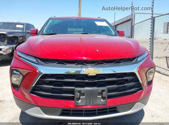 3GNKBDR4XPS175088 2023 CHEVROLET BLAZER Red Vista del cuadro de instrumentos