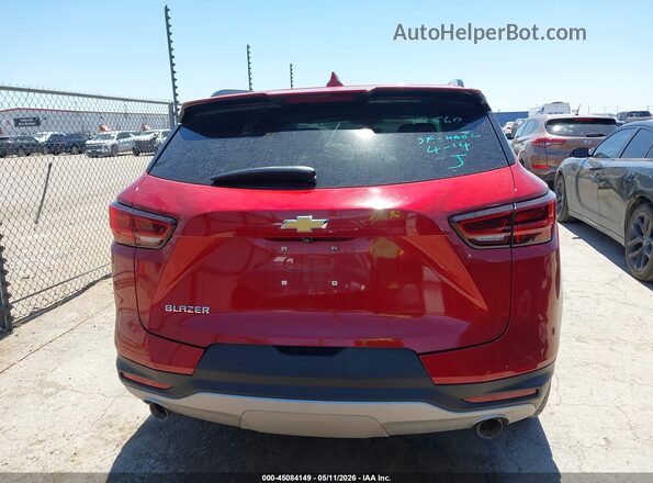 3GNKBDR4XPS175088 2023 CHEVROLET BLAZER Red 