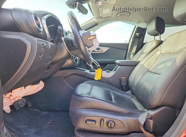 3GNKBDRS0KS640596 2019 CHEVROLET BLAZER Burgundy Vista interior delantera