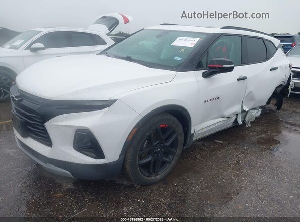 3GNKBDRS0LS713970 2020 CHEVROLET BLAZER Белый Передняя левая четверть