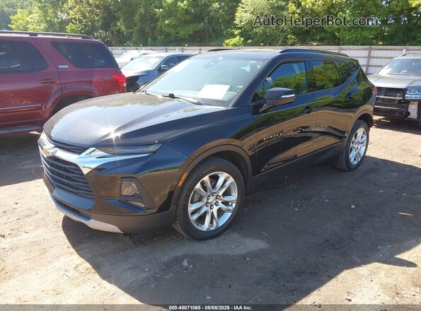 3GNKBDRSXLS552396 2020 CHEVROLET BLAZER Black Առջևի ձախ երեք քառորդ տեսարան
